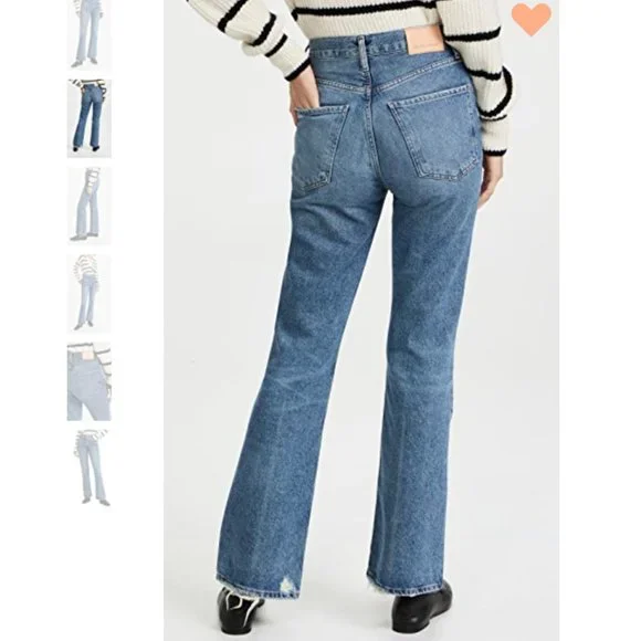 Citizens of Humanity Libby High Waist Raw Hem JeansSize 29